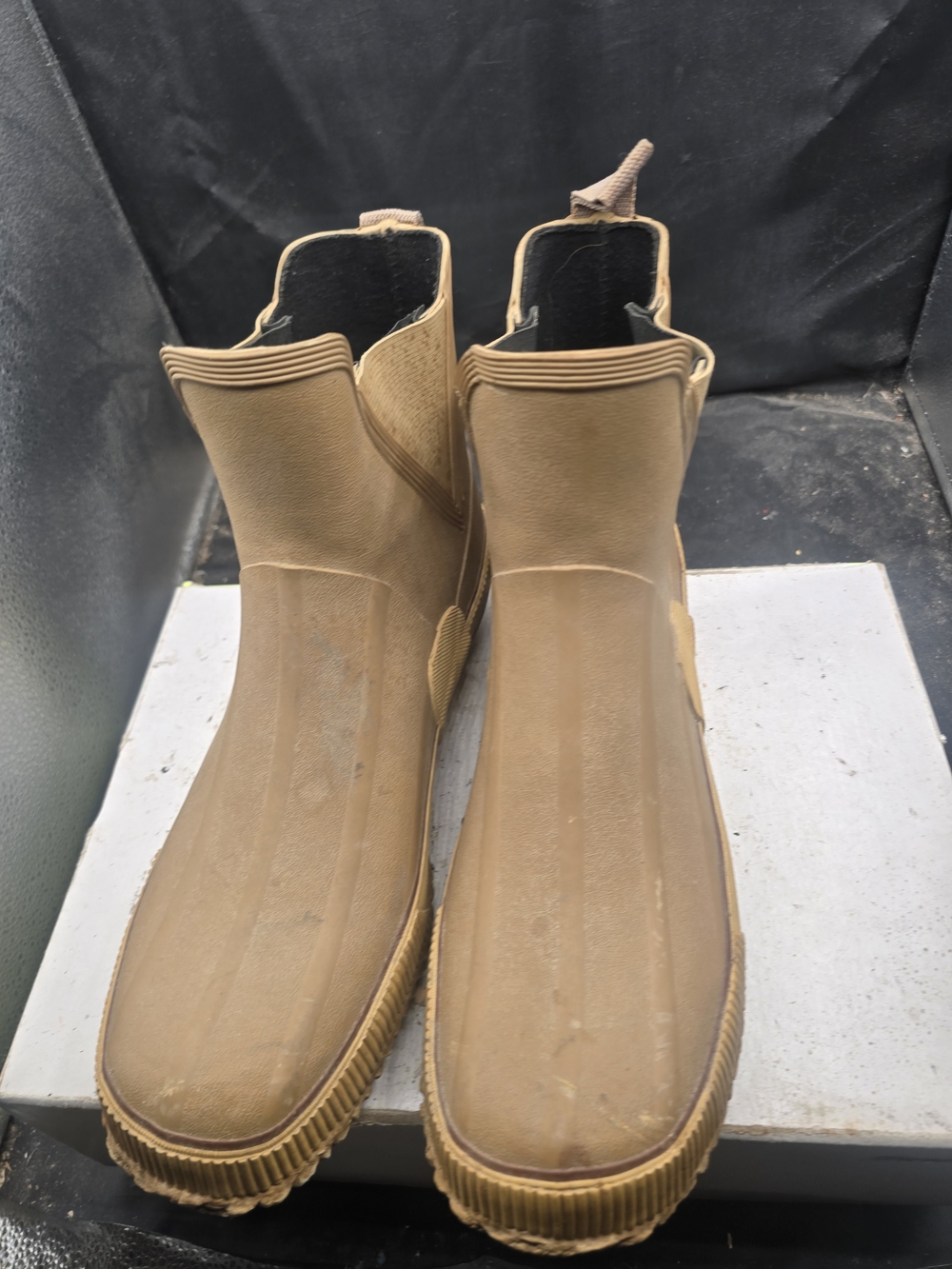 Georgia Boot Tan Waterproof Pull-On Rain & Snow Boots